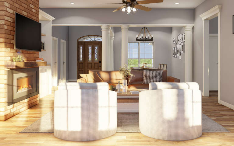 Ranch House Plan #110-00417 Additional Photo