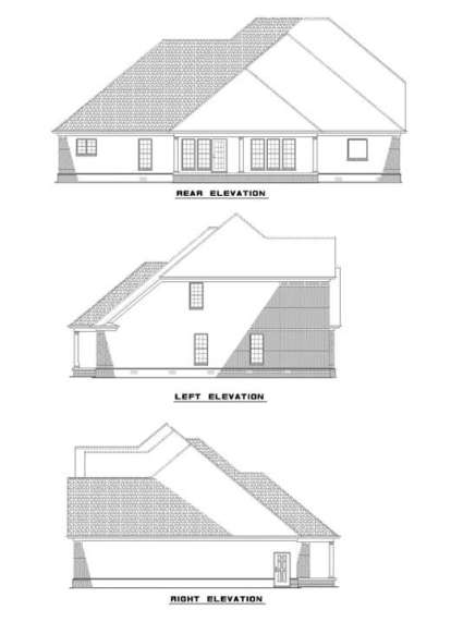 Early American House Plan #110-00418 Elevation Photo