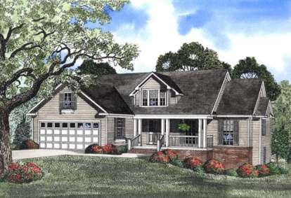 3 Bed, 2 Bath, 2447 Square Foot House Plan - #110-00419