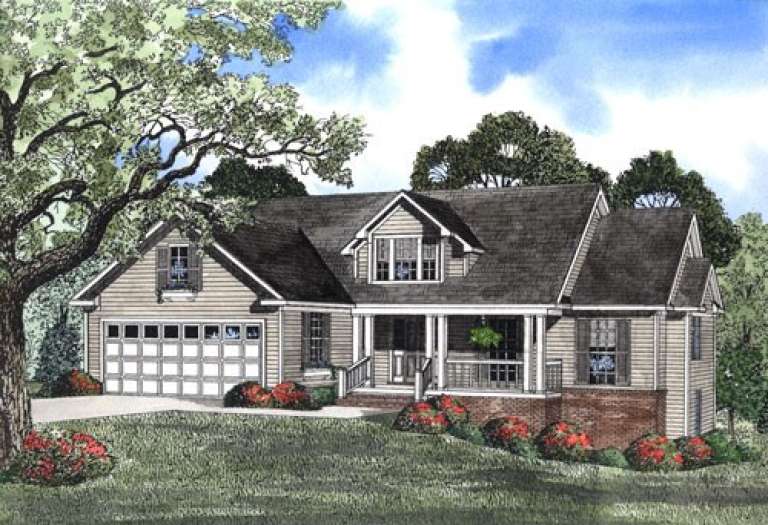 Country House Plan #110-00419 Elevation Photo