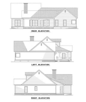 Country House Plan #110-00421 Elevation Photo