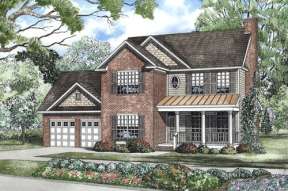 Traditional House Plan #110-00422 Elevation Photo
