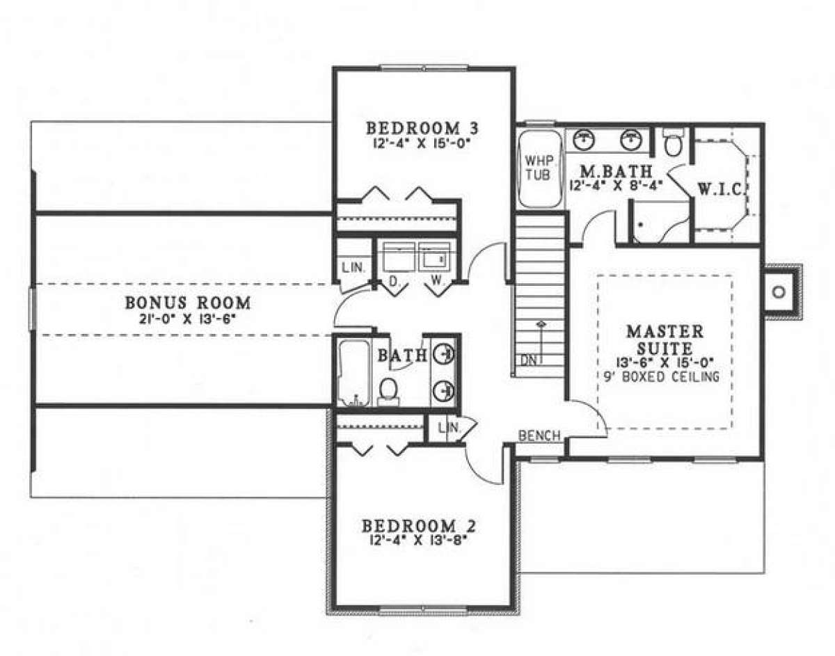 Floorplan 2 for House Plan #110-00422