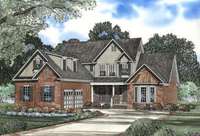 Southern House Plan #110-00426 Elevation Photo