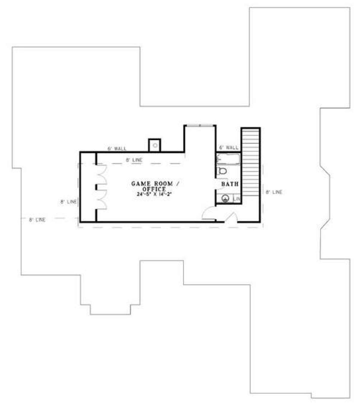 Floorplan 2 for House Plan #110-00427