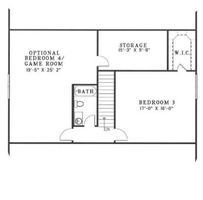 Second Floor for House Plan #110-00429