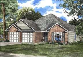 Traditional House Plan #110-00433 Elevation Photo