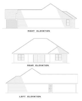 Traditional House Plan #110-00434 Elevation Photo