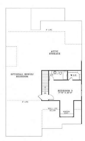 Floorplan 2 for House Plan #110-00439