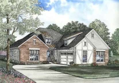 Tudor House Plan #110-00440 Elevation Photo