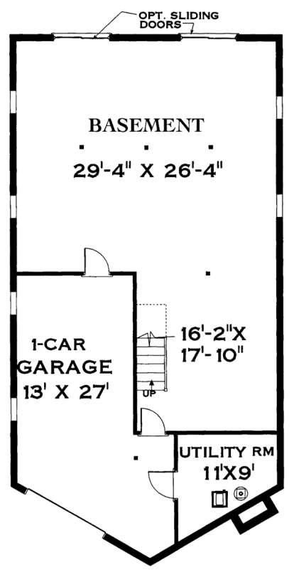 Floorplan 2 for House Plan #033-00100