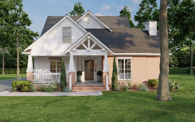 House Plan House Plan #5391 Front Elevation 
