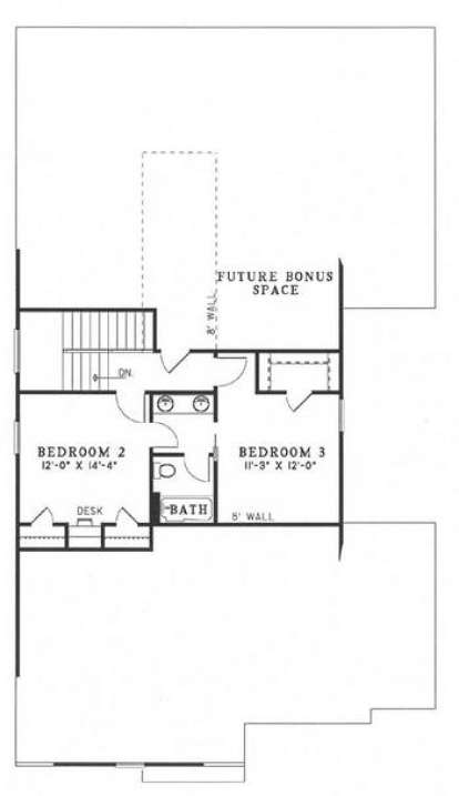 Floorplan 2 for House Plan #110-00442