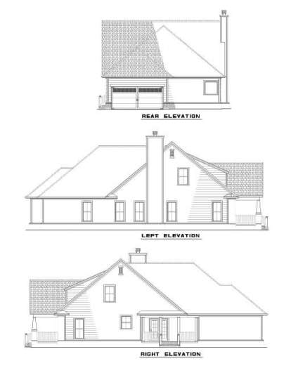 Bungalow House Plan #110-00447 Elevation Photo