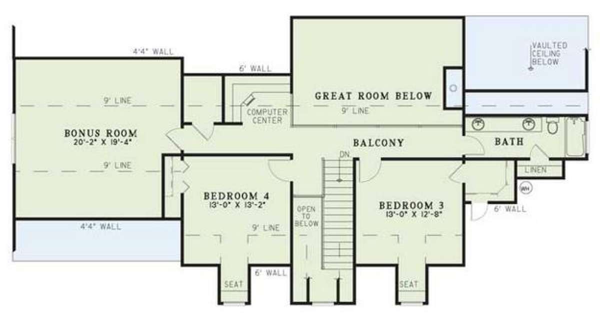 Floorplan 2 for House Plan #110-00450