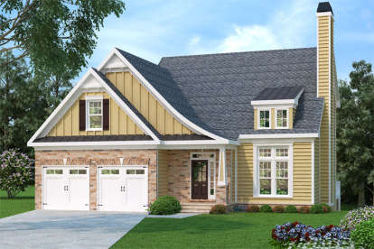 Southern House Plan #009-00037 Elevation Photo