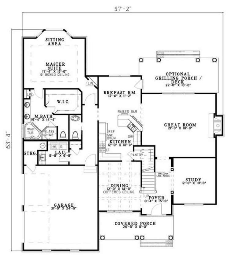 House Plan House Plan #5400 Drawing 1