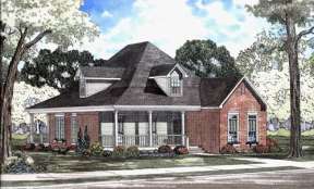 Traditional House Plan #110-00452 Elevation Photo