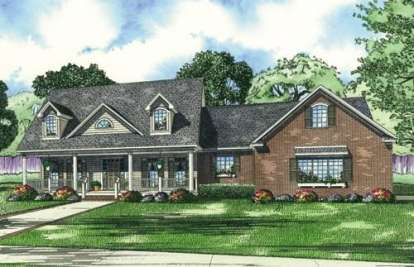 5 Bed, 4 Bath, 3155 Square Foot House Plan - #110-00453