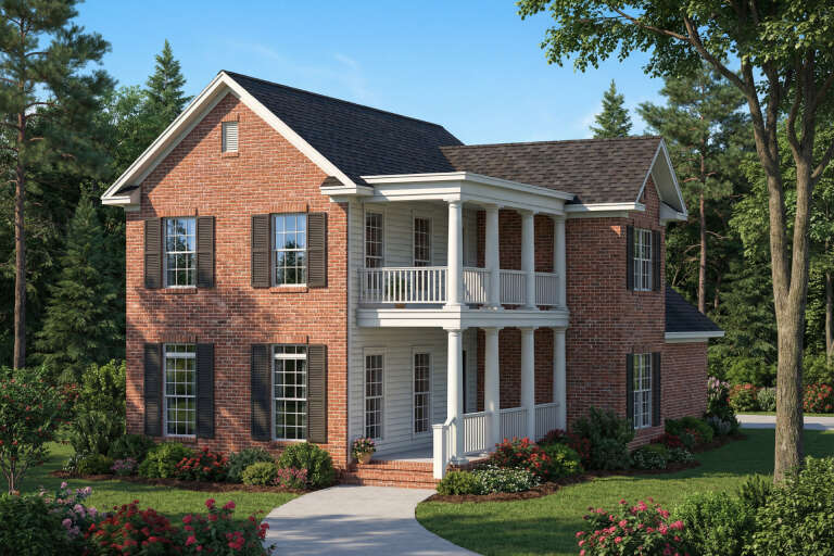 House Plan House Plan #5403 Angled Front Elevation