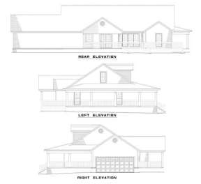Farmhouse House Plan #110-00455 Elevation Photo
