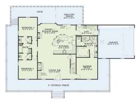 Floorplan 1 for House Plan #110-00455