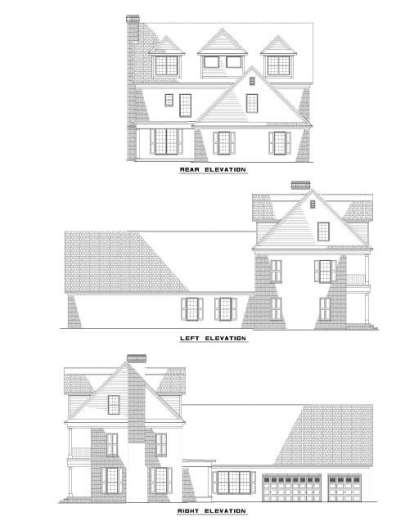 Country House Plan #110-00456 Elevation Photo