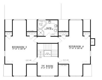 Floorplan 3 for House Plan #110-00456