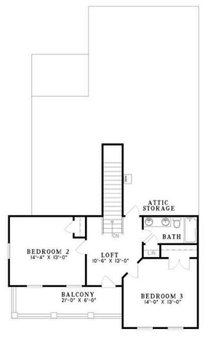 Floorplan 2 for House Plan #110-00458