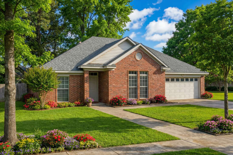 House Plan House Plan #5409 Angled Front Elevation