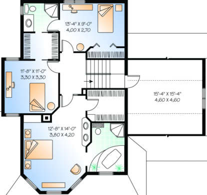 House Plan House Plan #541 Drawing 2