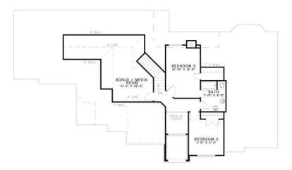 Second Floor for House Plan #110-00465