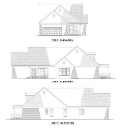 Traditional House Plan #110-00466 Elevation Photo