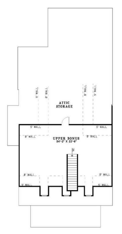 Bonus Room for House Plan #110-00466