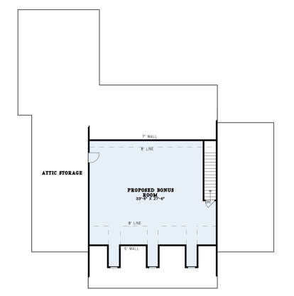 Bonus Room for House Plan #110-00467