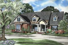 Traditional House Plan #110-00468 Elevation Photo