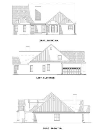 Traditional House Plan #110-00468 Elevation Photo