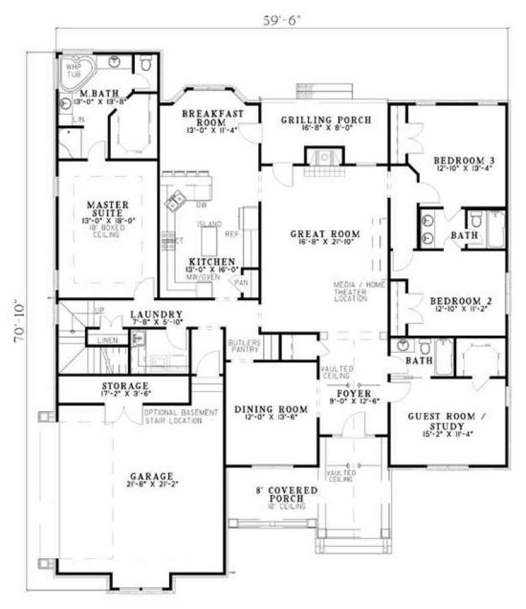 House Plan House Plan #5417 Drawing 1