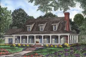 Country House Plan #110-00472 Elevation Photo