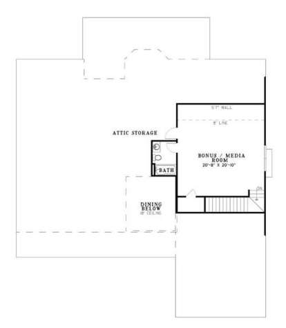 Bonus Room for House Plan #110-00473