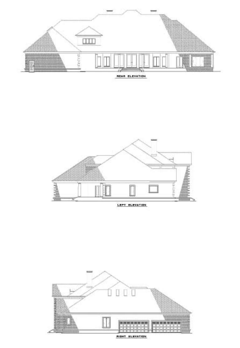 Traditional House Plan #110-00474 Elevation Photo