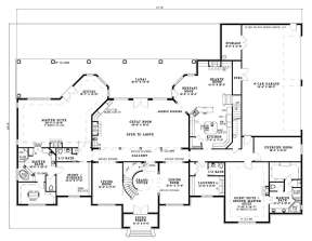 Floorplan 1 for House Plan #110-00474