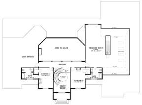 Basement Floor Plan for House Plan #110-00474