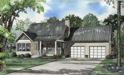 Traditional House Plan #110-00476 Elevation Photo