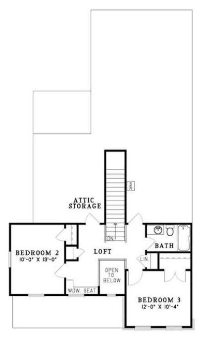 Floorplan 2 for House Plan #110-00480
