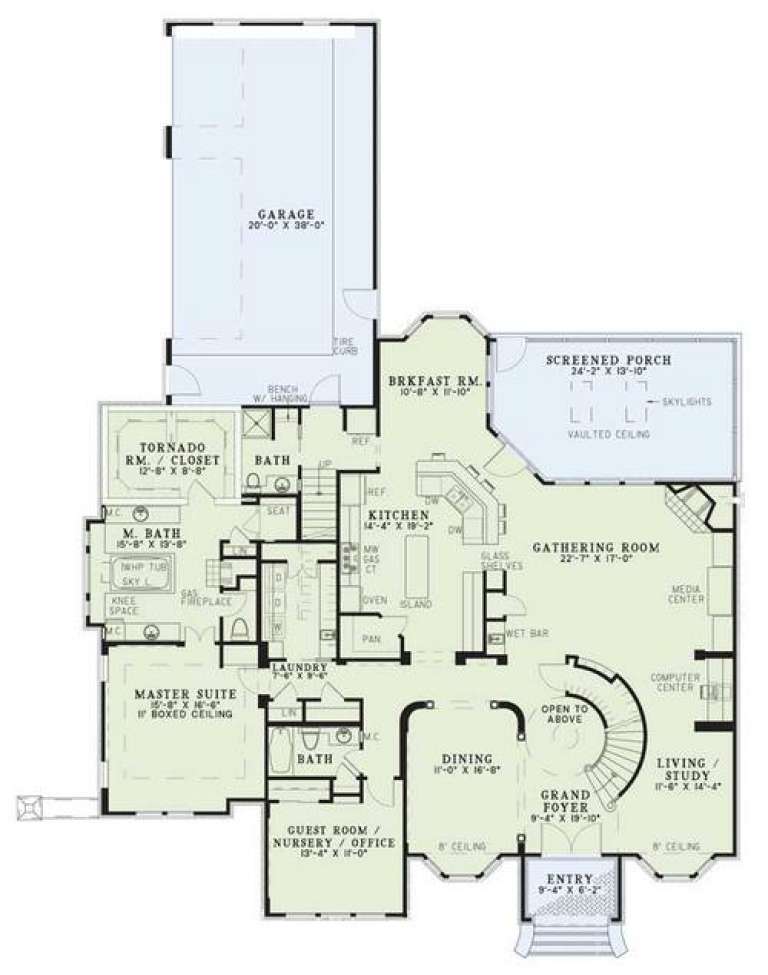 House Plan House Plan #5433 Drawing 1