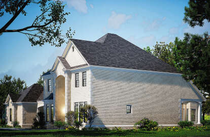 Luxury House Plan #110-00485 Elevation Photo