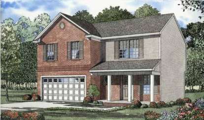 Southern House Plan #110-00486 Elevation Photo