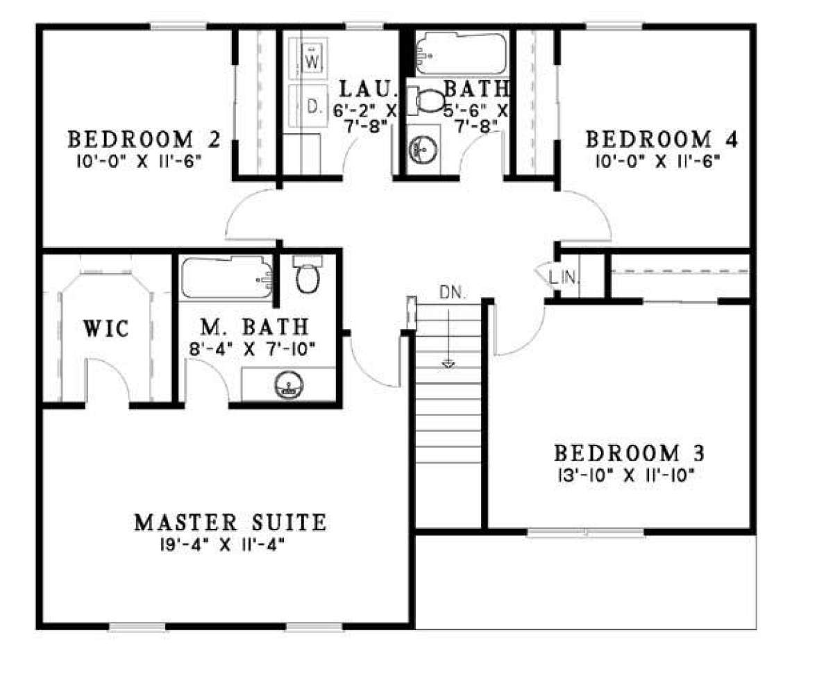 Floorplan 2 for House Plan #110-00486