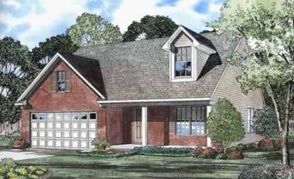 Country House Plan #110-00488 Elevation Photo